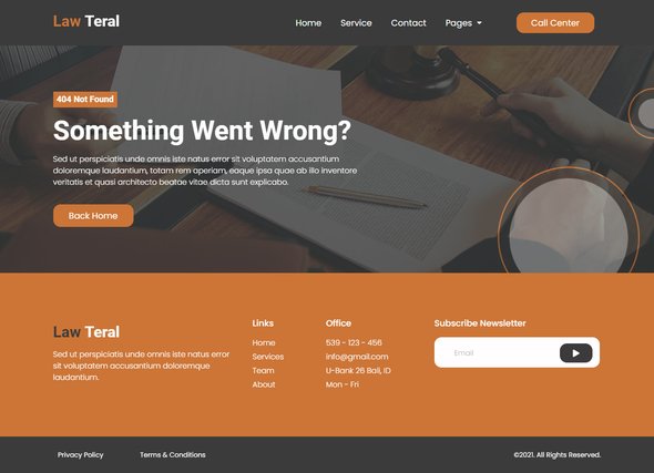 LawTeral - Legal amp Law Firm Elementor Template Kit TFx