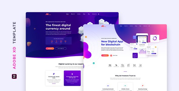 Moneer  Cryptocurrency Template for XD TFx