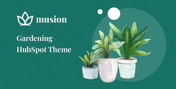 Musion  Gardening HubSpot Theme TFx