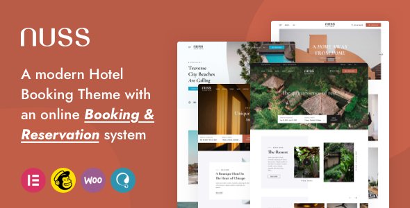 Nuss - Hotel Booking WordPress TFx WordPress