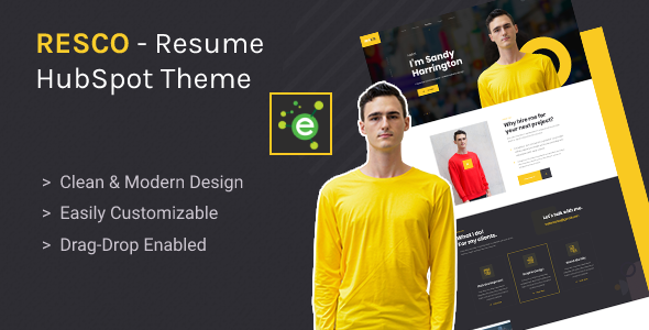 Resco - Resume HubSpot Theme TFx