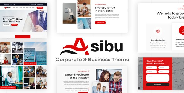 Asibu - Business WordPress Multi-Purpose TFx