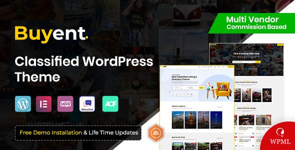 Buyent - Classified WordPress Theme TFx