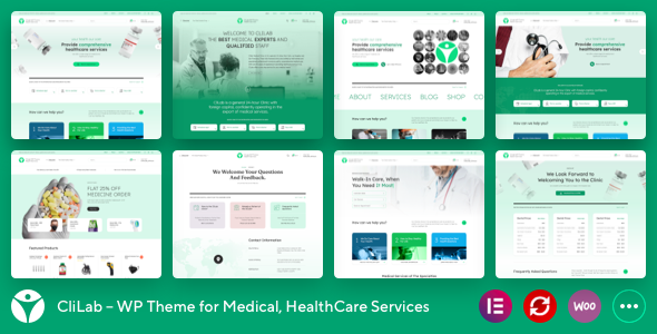 CliLab  WP Theme for Medical HealthCare Services TFx