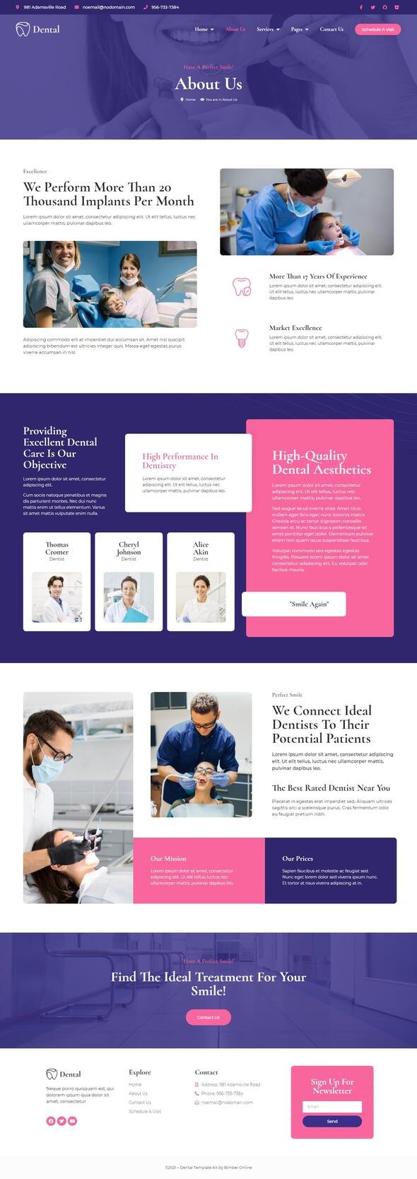 Dental - Dentist Clinic amp Medical Elementor Template Kit TFx