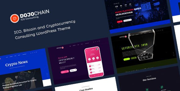 DojoChain - Cryptocurrency Consulting WordPress Theme TFx