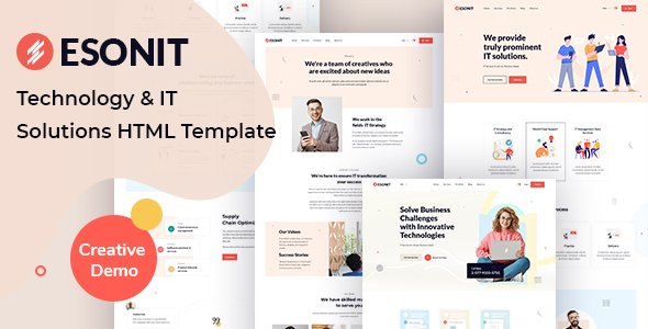 Esonit - IT solutions HTML Template TFx