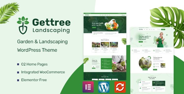 Gettree  Garden amp Landscaping WordPress Theme TFx