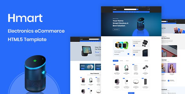 Hmart - Electronics eCommerce HTML Template TFx