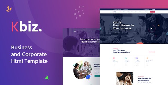 Kbiz Modern Business and Corporate HTML Template TFx