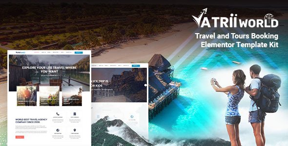 Yatriiworld  Travel amp Tours Booking Elementor Template Kit TFx