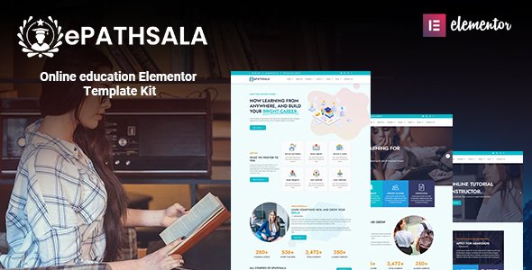 ePathsala - Online Education Elementor Template Kit TFx