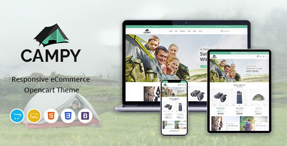 Campy - Responsive OpenCart Theme TFx OpenCart