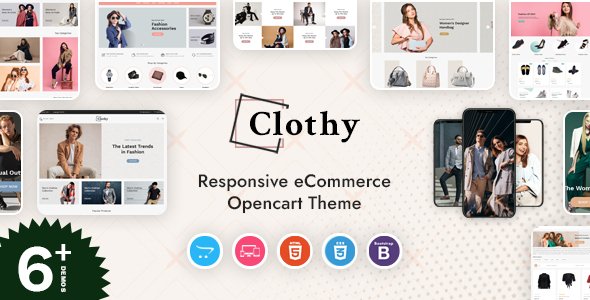 Clothy - Responsive OpenCart Theme TFx OpenCart