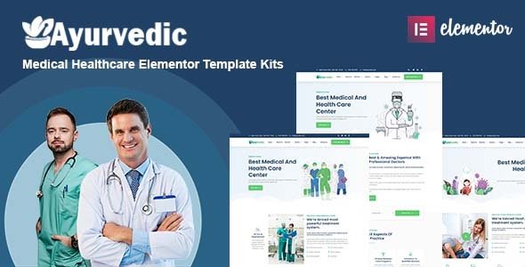 Ayurvedic - Medical Healthcare Elementor Template Kits TFx