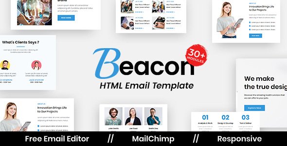 Beacon Agency - Multipurpose Responsive Email Template TFx