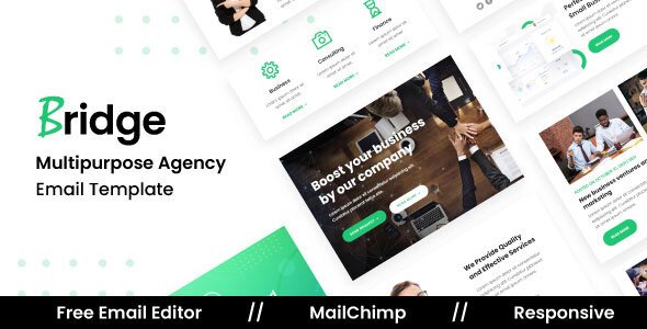 Bridge Agency - Multipurpose Responsive Email Template TFx