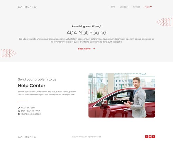Carrentx - Car Rental Elementor Template Kit TFx