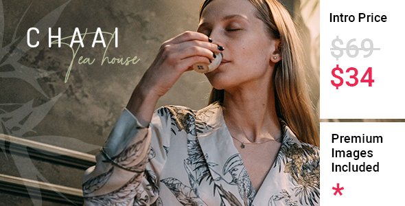 Chaai - Organic Tea Shop Theme TFx WordPress
