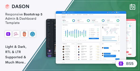 Dason - Admin amp Dashboard Template TFx