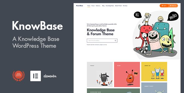KnowBase - A Helpdesk amp bbPress WordPress Theme TFx