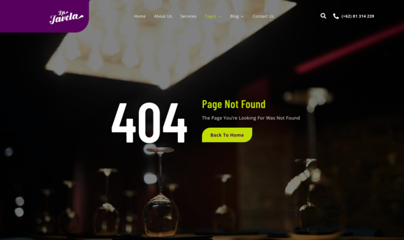 LaJavela  Bar Nightlife amp Pub Elementor Template Kit TFx