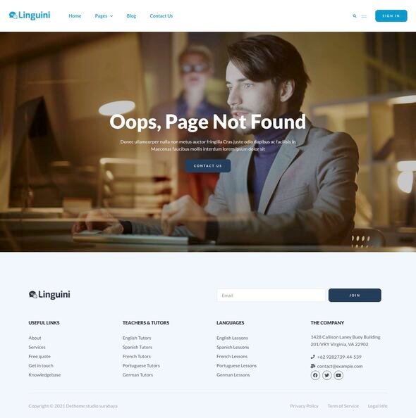 Linguini - Language Coaching Service Template Kit TFx