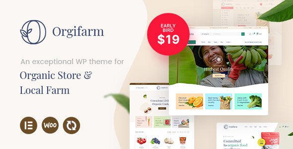Orgifarm - An Organic Store WordPress Theme TFx