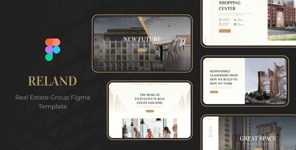 Reland - Real Estate Group Figma Template TFx