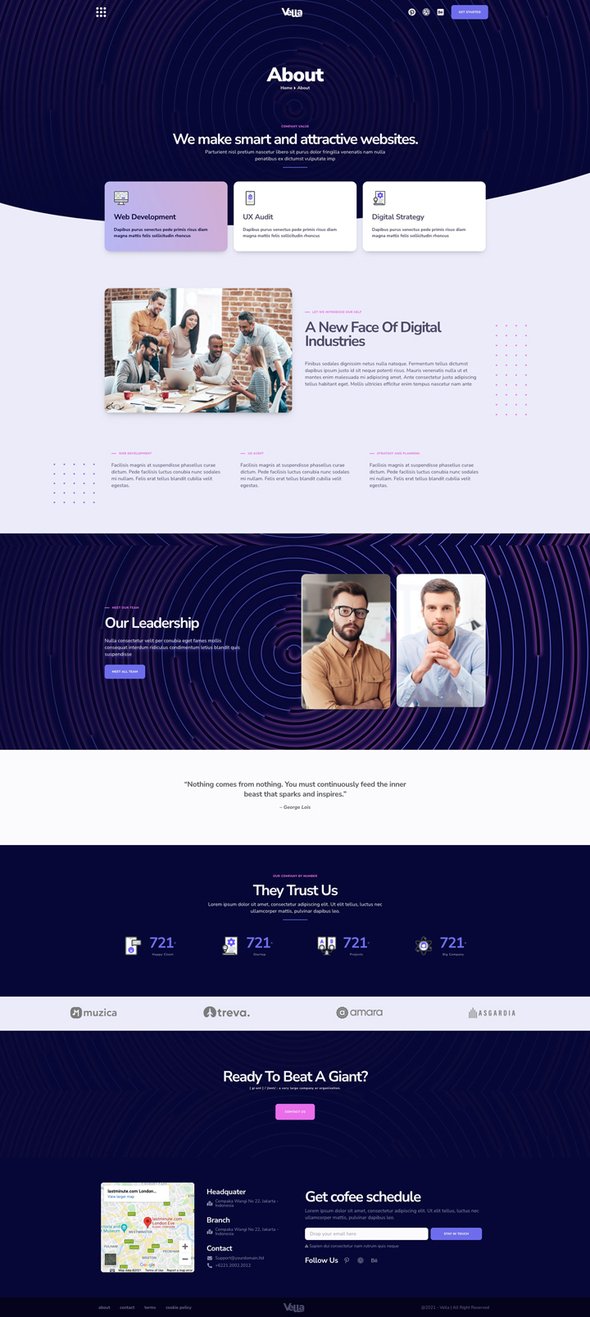 Vella - Digital Agency Elementor Template Kit TFx