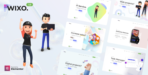 Wixo - Technology amp IT Solutions WordPress Theme TFx