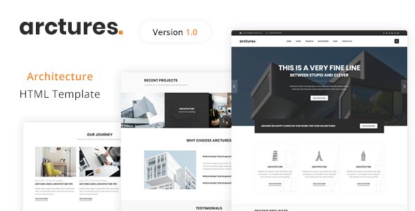 Arctures - Architecture amp Interior HTML Template TFx