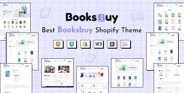 Booksbuy - eBooks  Book Store Shopify Theme TFx