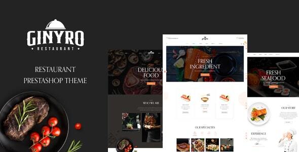 Leo Ginyro - Food Restaurant Prestashop Theme TFx