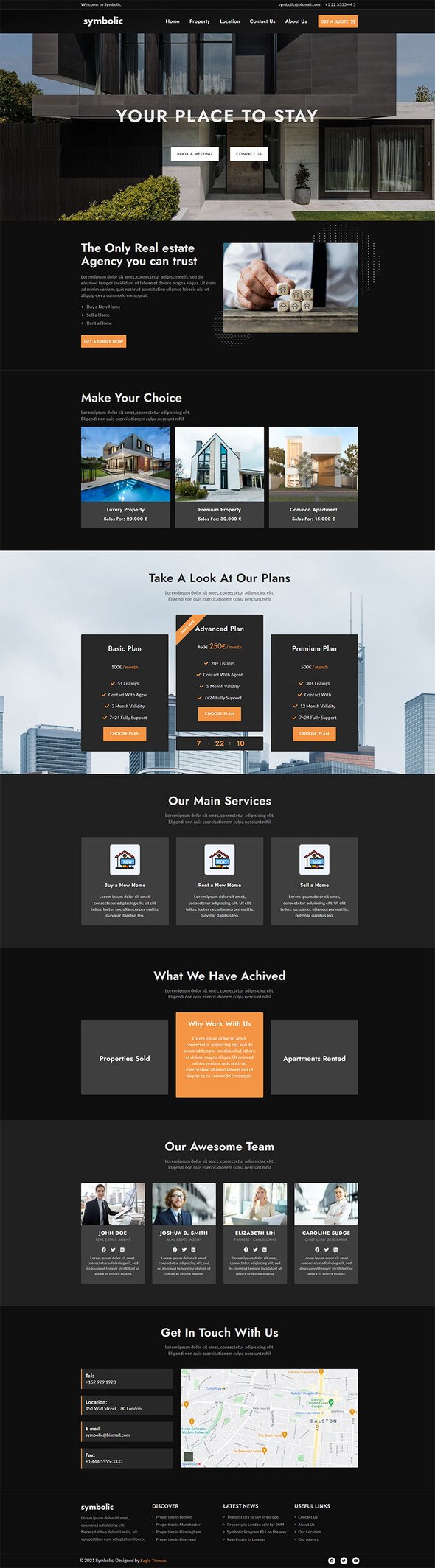 Symbolic - Real Estate Elementor Template Kit TFx