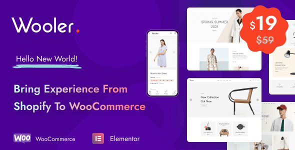 Wooler - Conversion Optimized WooCommerce Theme TFx