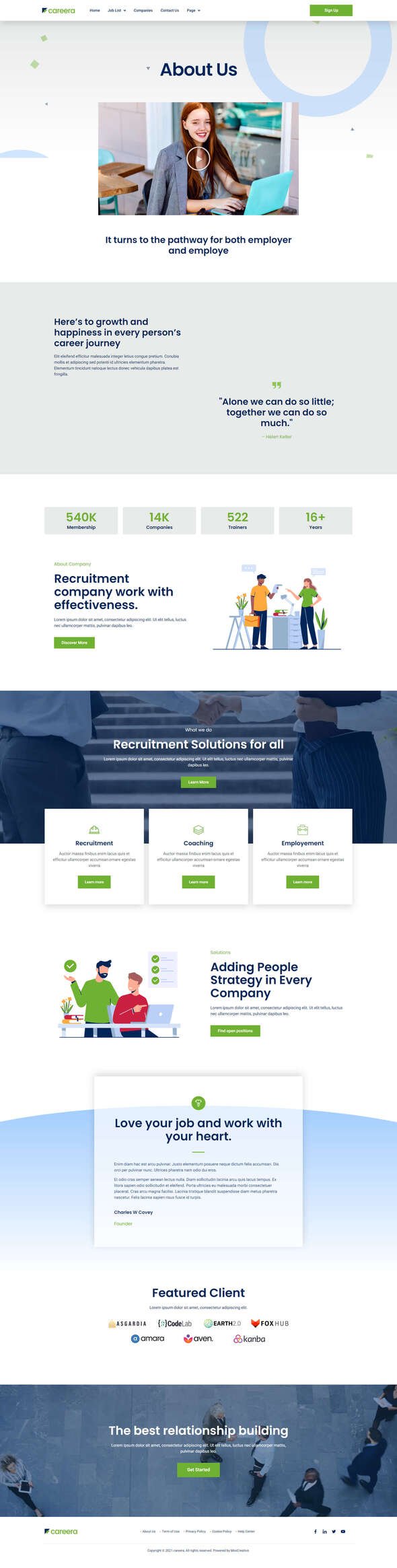 Careera - Recruitment Agency Elementor Template Kit TFx