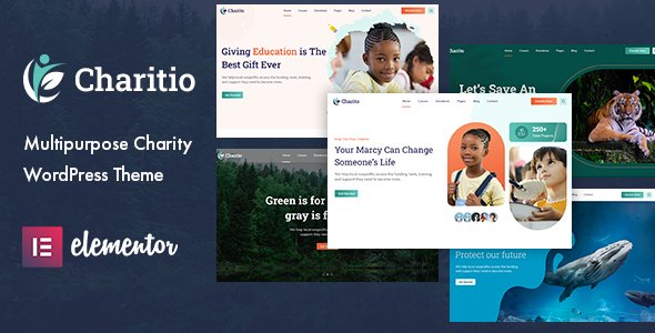 Charitio - Multipurpose Charity WordPress Theme TFx