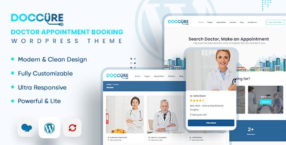 Doccure - Medical and Healthcare WordPress Theme TFx