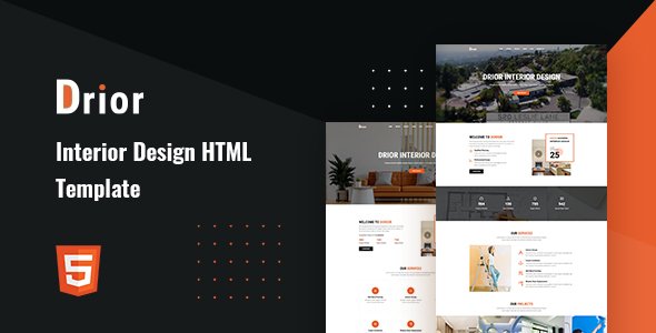 Drior - Interior Design HTML Template TFx