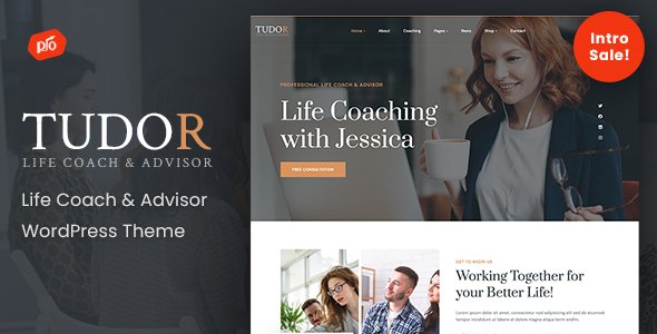 Tudor - Life Coach amp Advisor WordPress Theme TFx