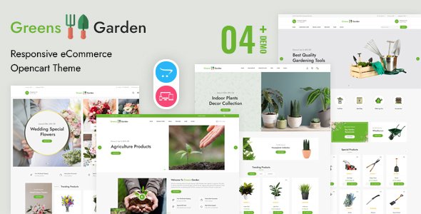 Greens Garden - Multi-Purpose Responsive OpenCart Theme TFx