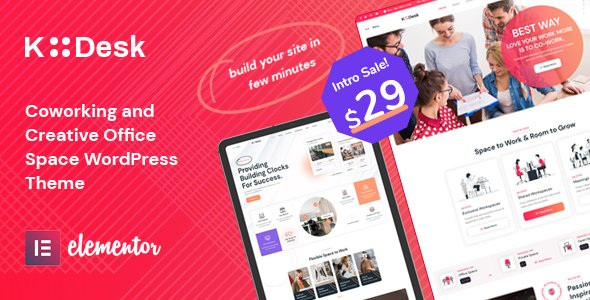 Kodesk - Office Space WordPress Theme TFx