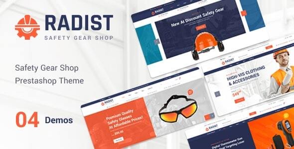 Leo Radist - Safety Gear Shop Prestashop Theme TFx