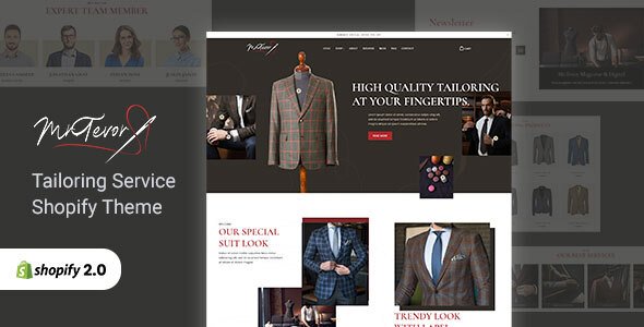 MrTevor - Blazer Clothing and Fashion Shopify Theme TFx