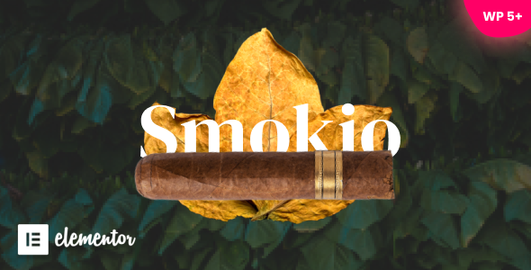 Smokio - Tobacco Store amp Hookah Bar WordPress Theme TFx