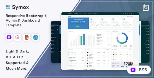 Symox - Admin amp Dashboard Template TFx