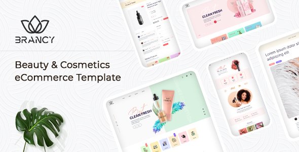 Brancy - Cosmetic amp Beauty Salon Website Template TFx
