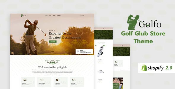 Golfo - Golf Store Shopify Theme TFx Shopify