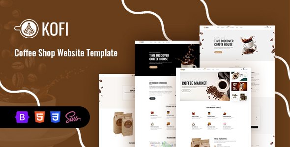 Kofi - Coffee Shop Website Template TFx